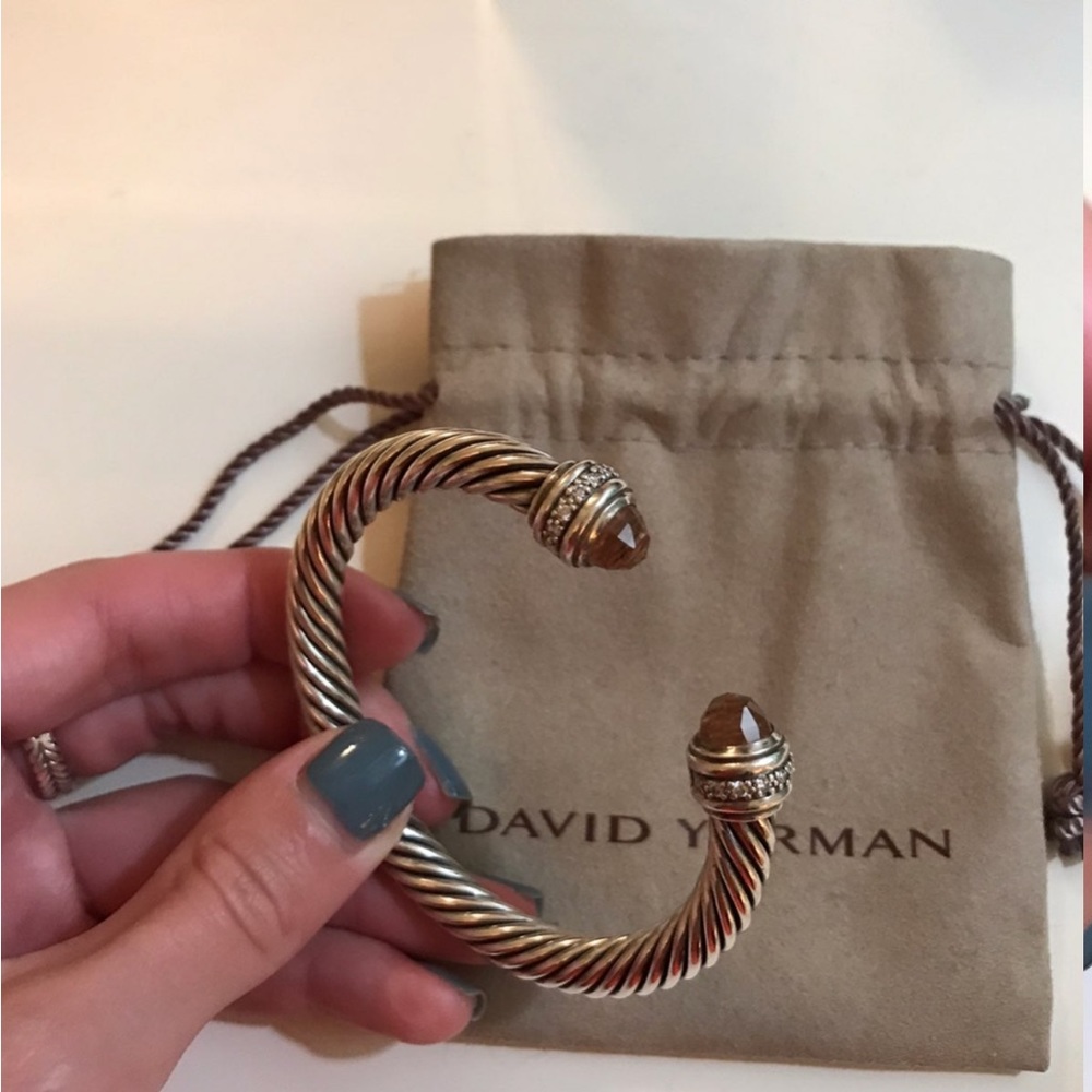 David Yurman 7mm Morganite bracelet